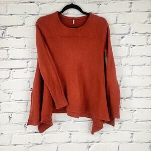 Free People Top Womens S handkerchief oversized plush comfy cozy boho lagenlook